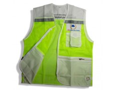 Áo phản quang lưới có túi 